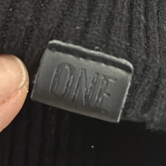 ONE TEASPOON BLACK SWIRL VORTEX JUMPER SWEATER Black &Tan with Thumb holes Sz XL - Picture 12 of 14